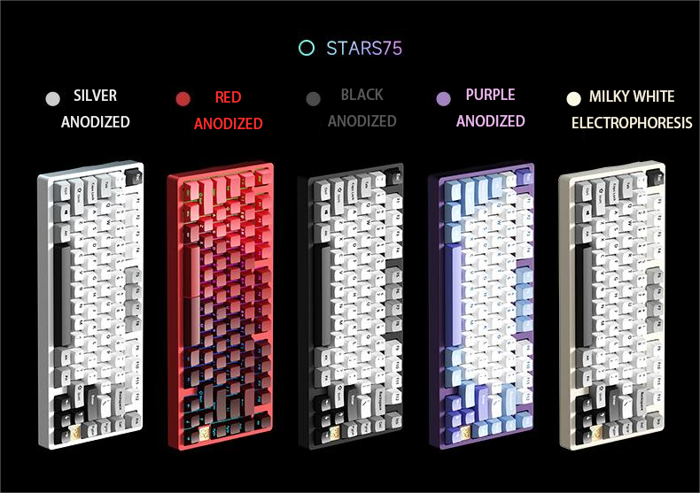 [In Stock] Stars75 75% Mechanical Pre-Built Keyboard