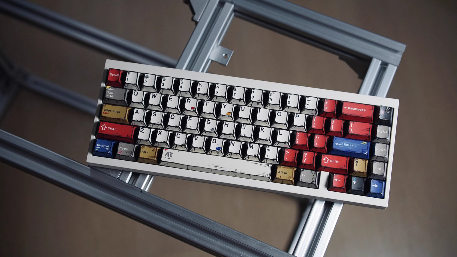 [In Stock] Manga-themed Cherry Profile Dye Sublimation PBT Keycaps