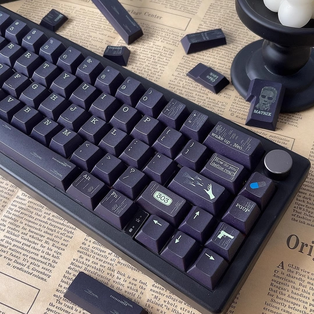 [In Stock] The Matrix - Themed Cherry Profile PBT Dye Sub Keycaps