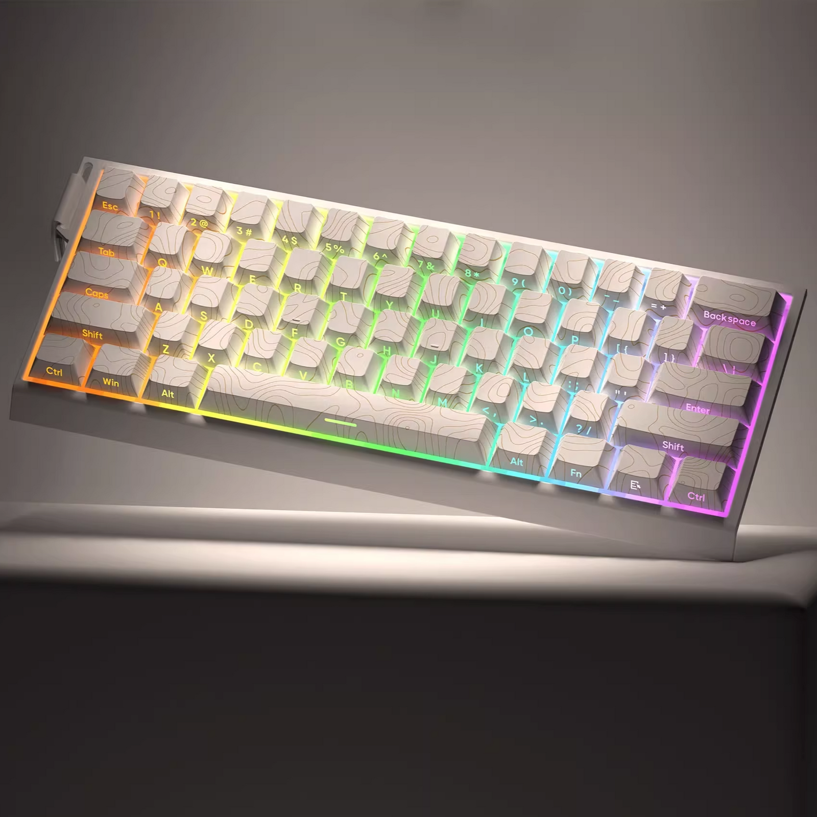 [In Stock] Contour line Dye Sublimation Cherry Profile Keycaps