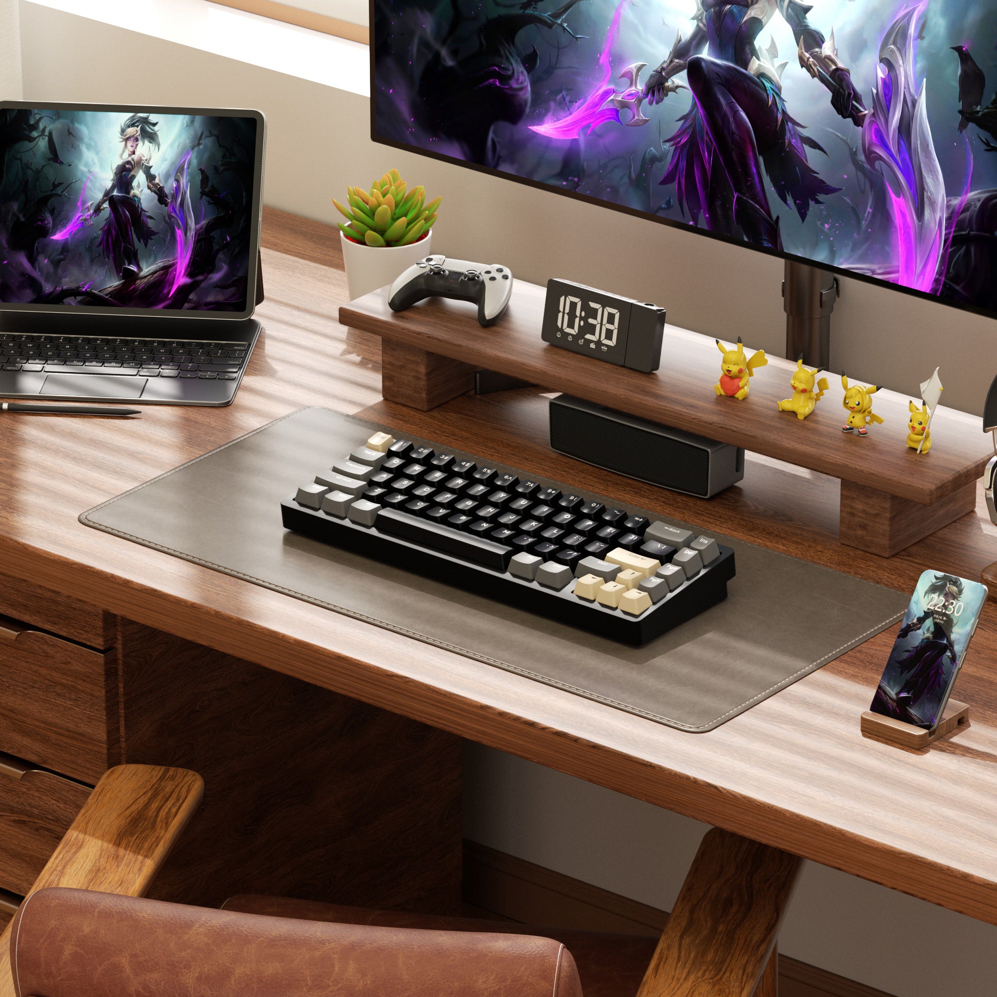 Lucky65 Tri-Mode Wireless RGB Hot-swappable Mechanical Keyboard 