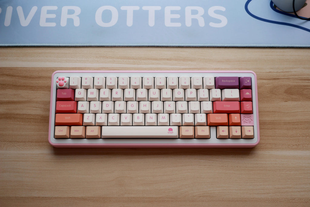 Carmine Cloud Pbt Cherry Keycaps Set (free Shipping) – Velocifiretech