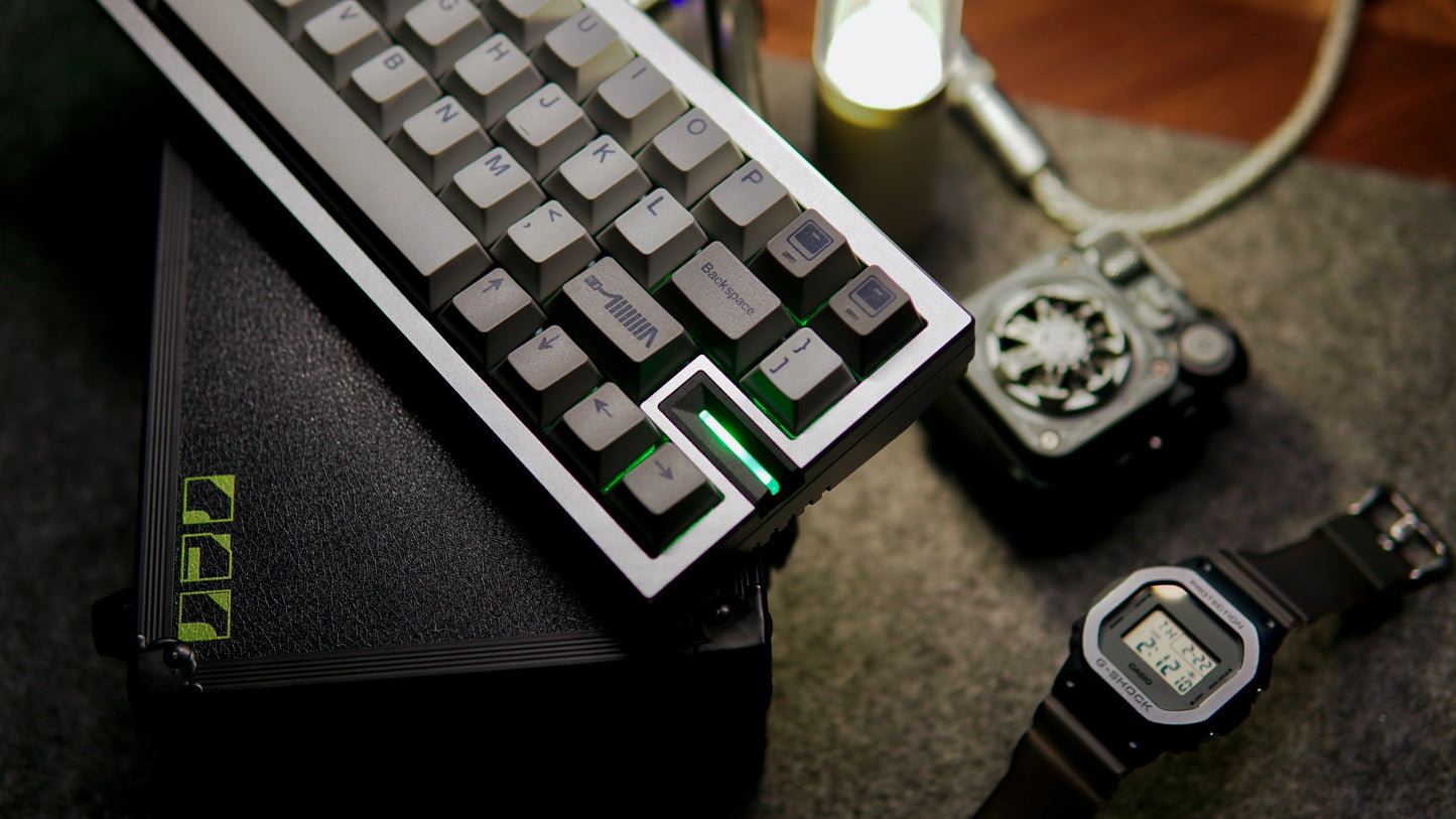 GuangQi 40 Mechanical Keyboard Kit - Dual Mode, Split Space, Combination Of Aluminum And Acrylic