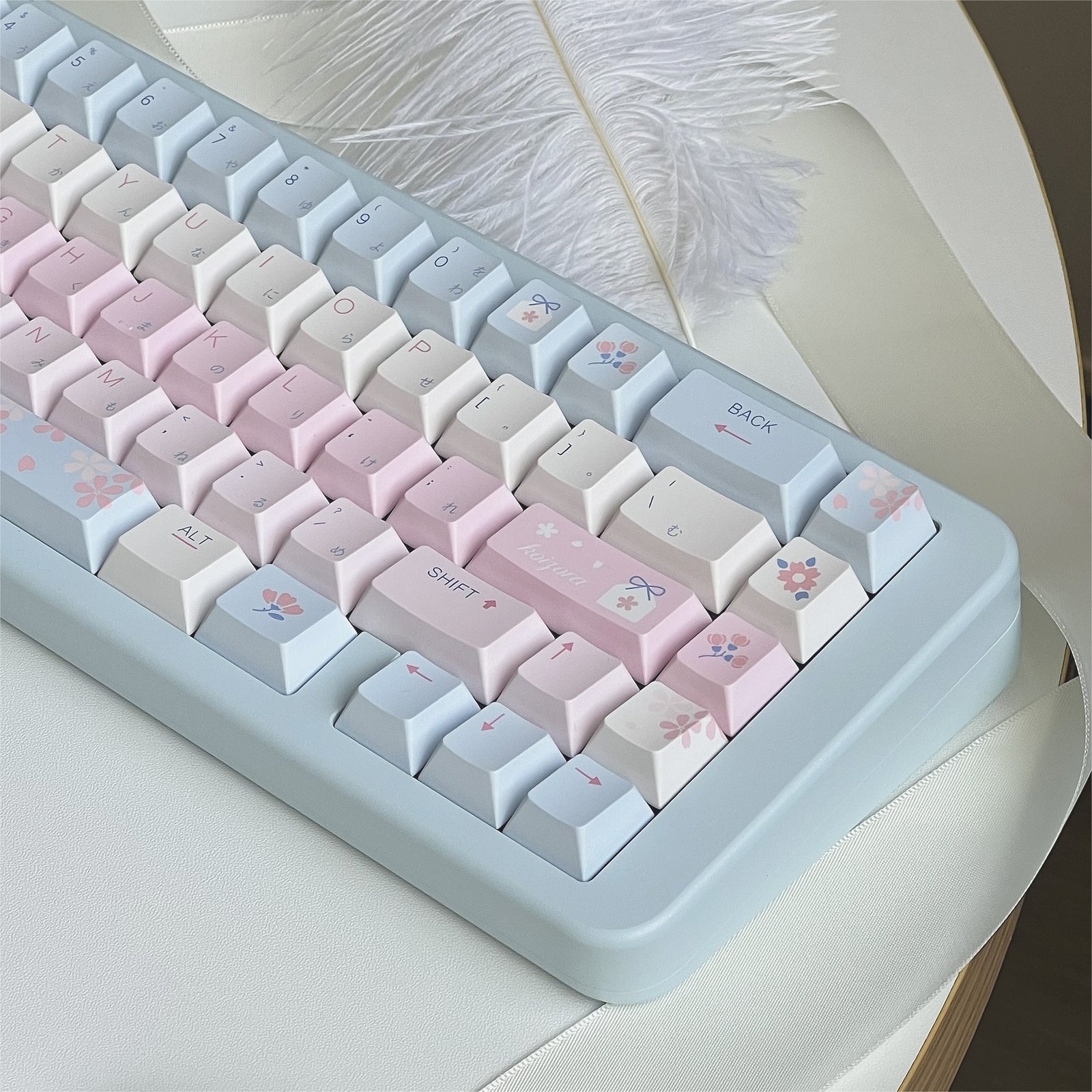 [In Stock] Koizora Japanese Root Cherry PBT Keycaps