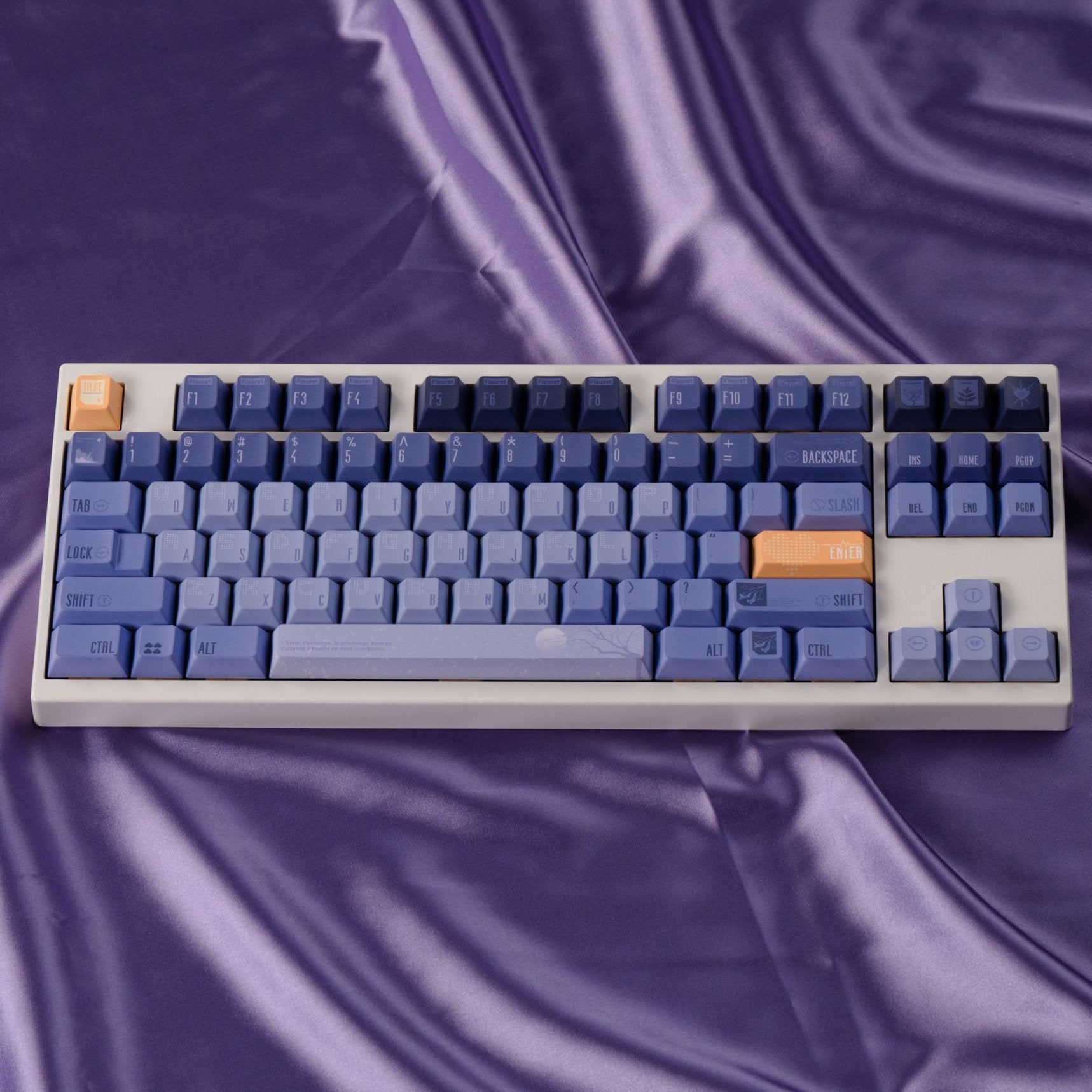 [In Stock] Flamboyant Bleu PBT Cherry Keycaps