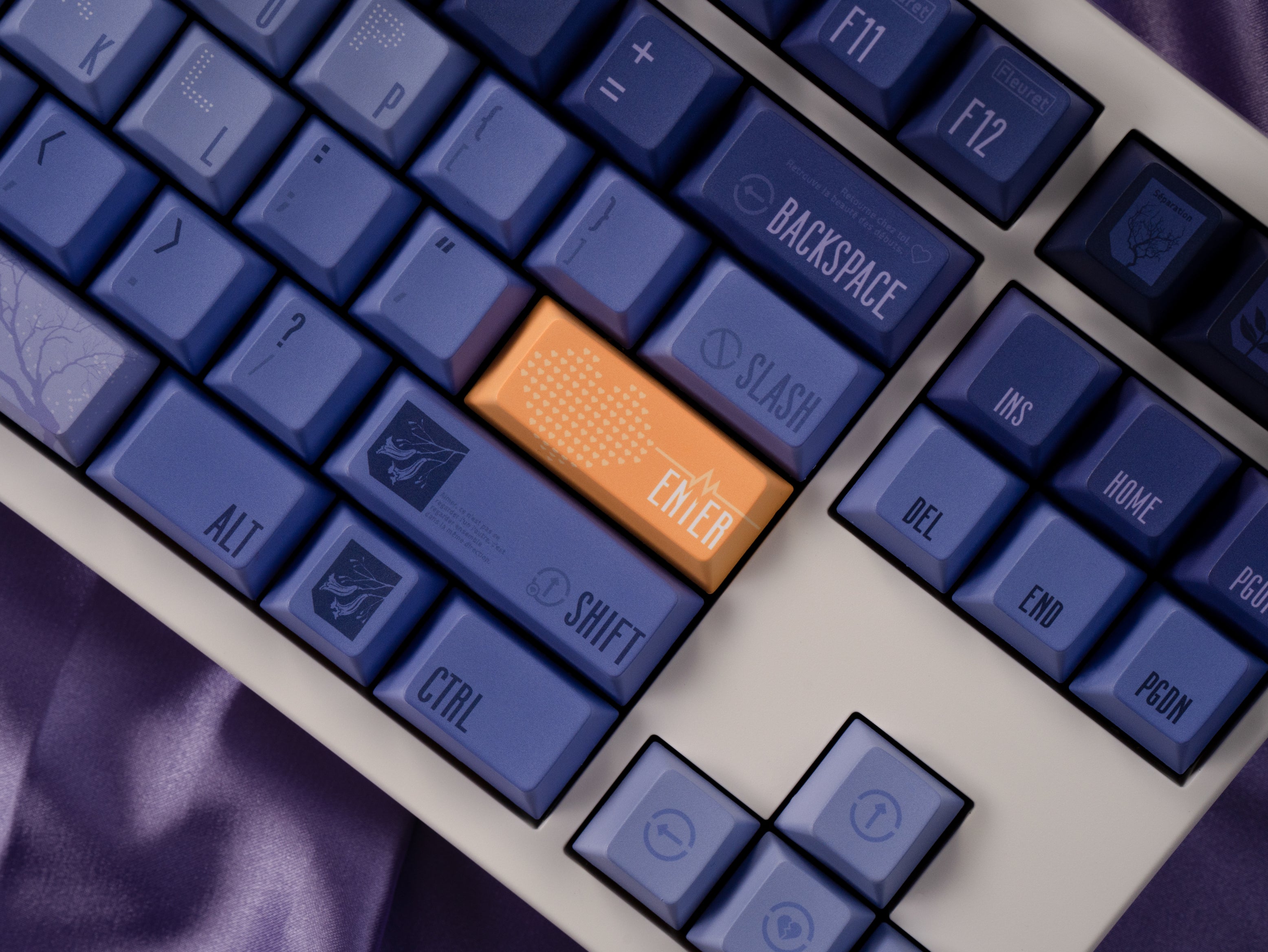 [In Stock] Flamboyant Bleu PBT Cherry Keycaps