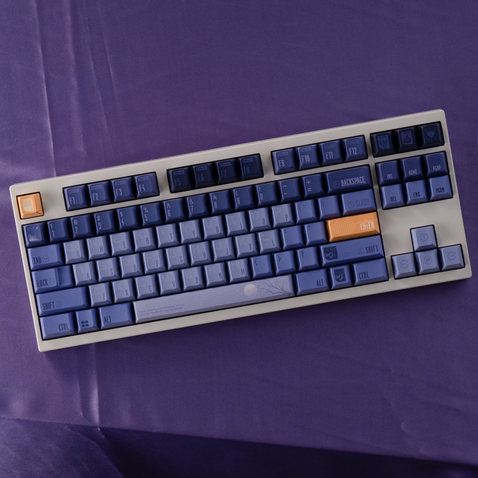 [In Stock] Flamboyant Bleu PBT Cherry Keycaps