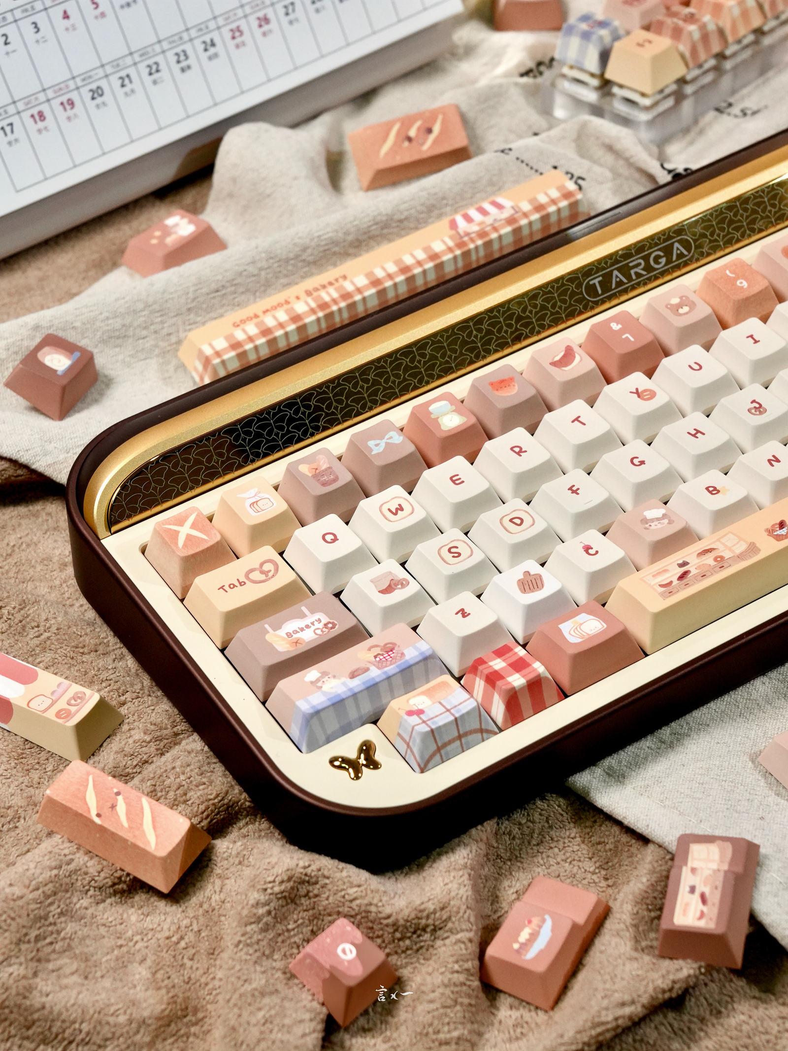 [Pre Order] Toasted Bread Cute Cherry PBT Keycaps