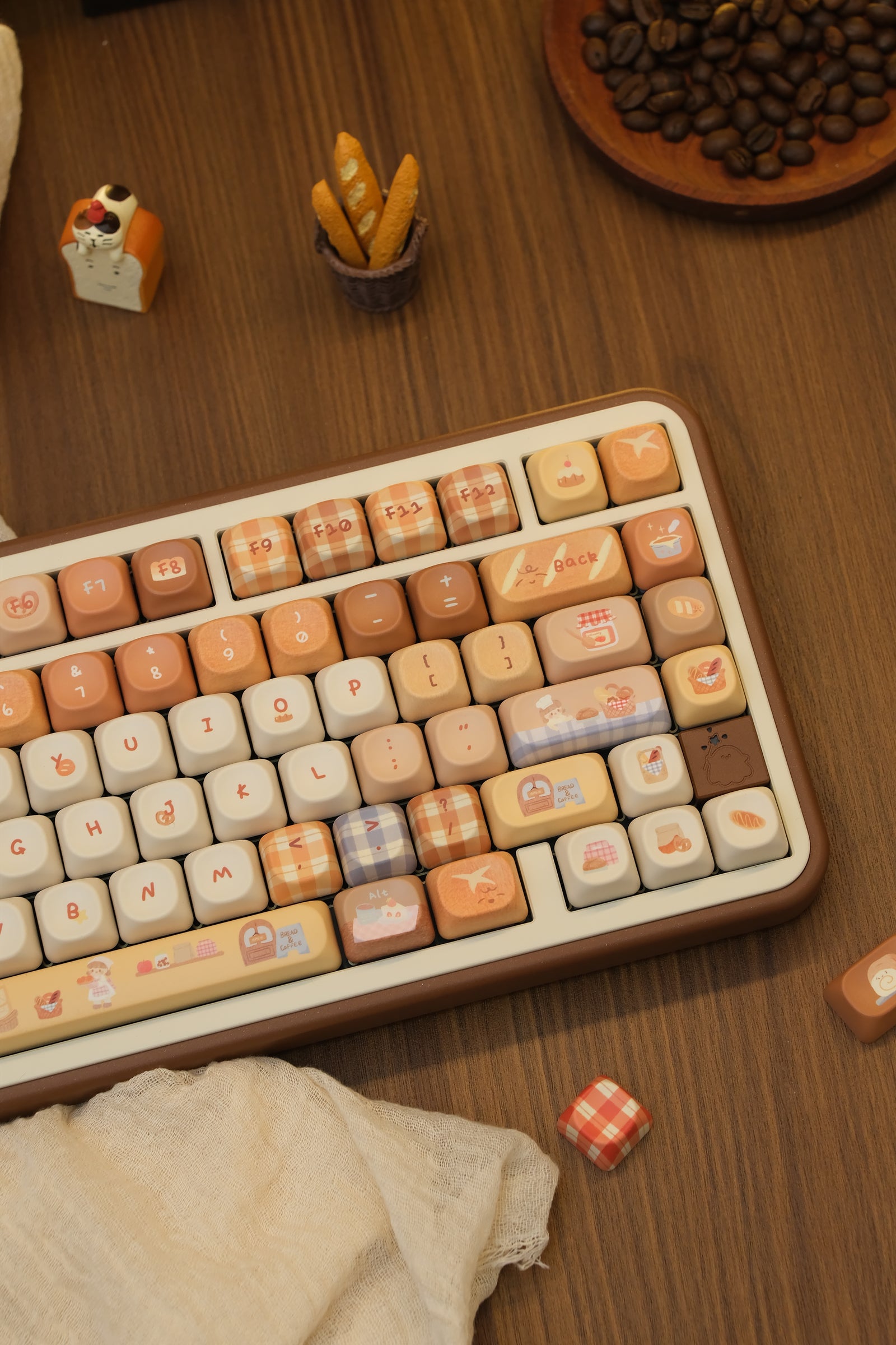 [Pre Order] Toasted Bread Cute Cherry PBT Keycaps