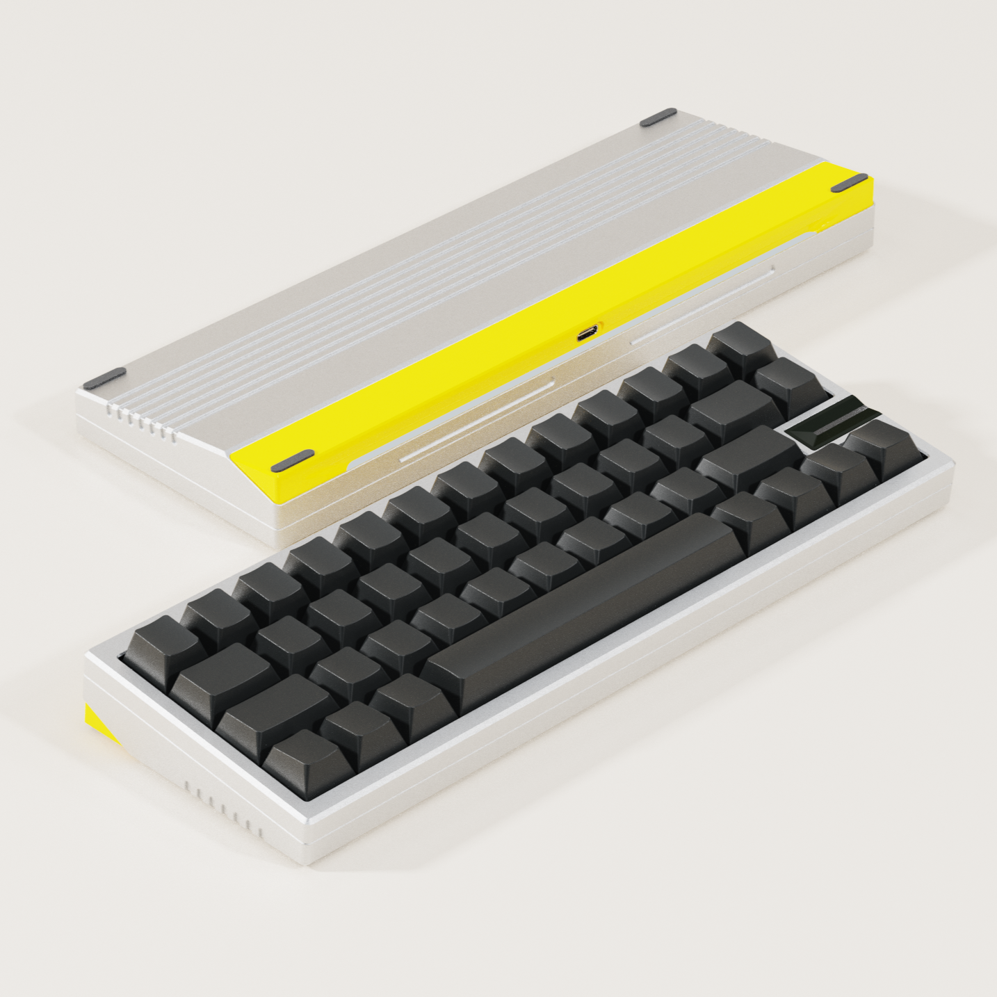 [GB] GuangQi 40 Mechanical Keyboard Kit - Dual Mode, Split Space, Combination Of Aluminum And Acrylic