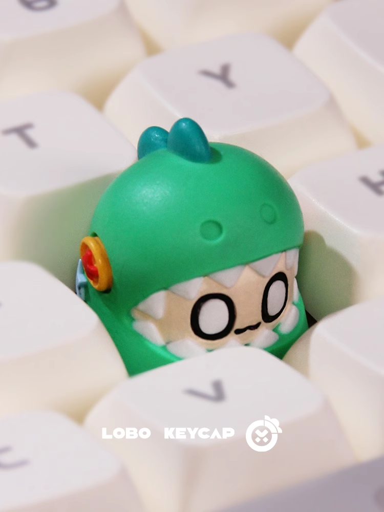 [In Stock] Dinosaur Ragdoll Handmade Artisan Keycap