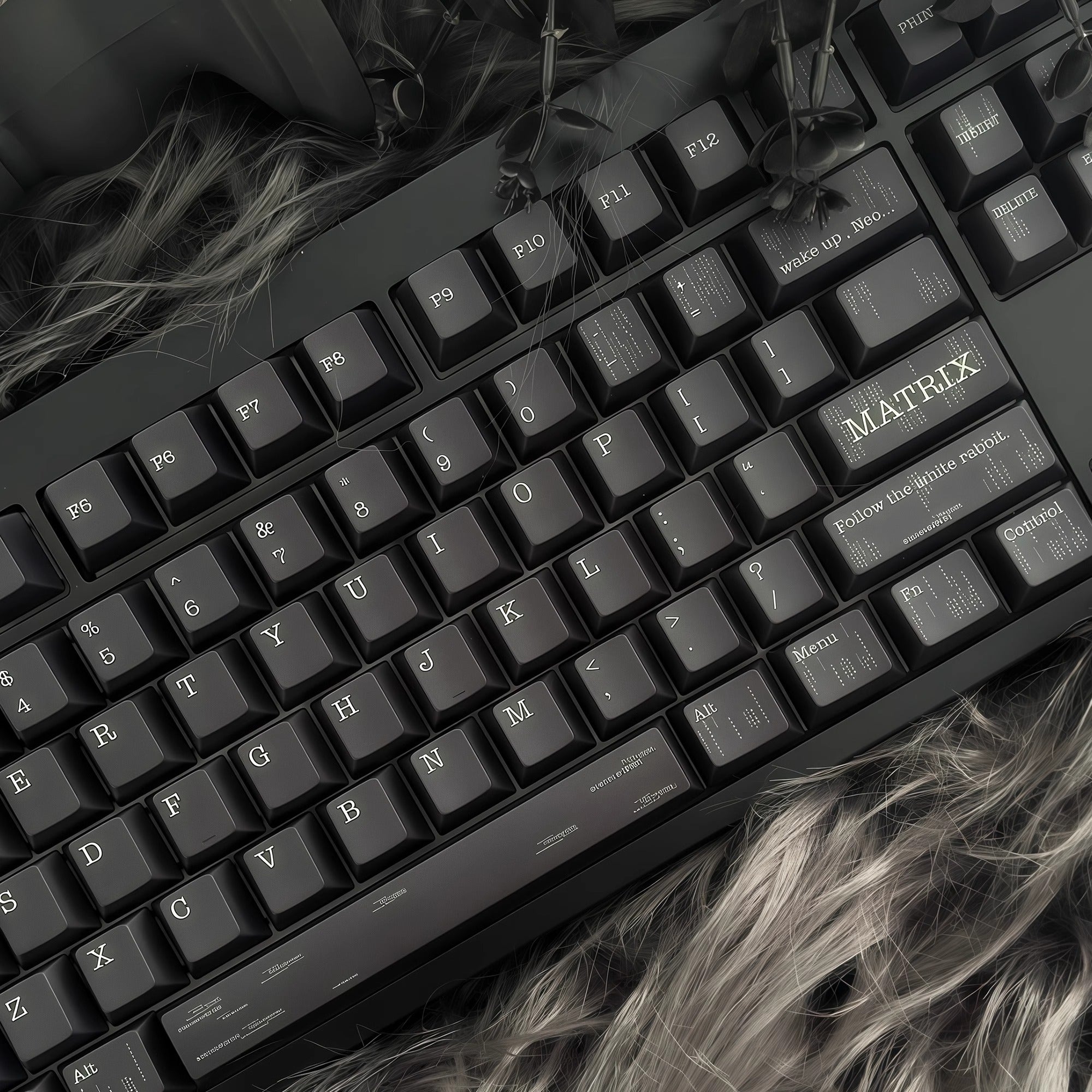 [In Stock] The Matrix - Themed Cherry Profile PBT Dye Sub Keycaps