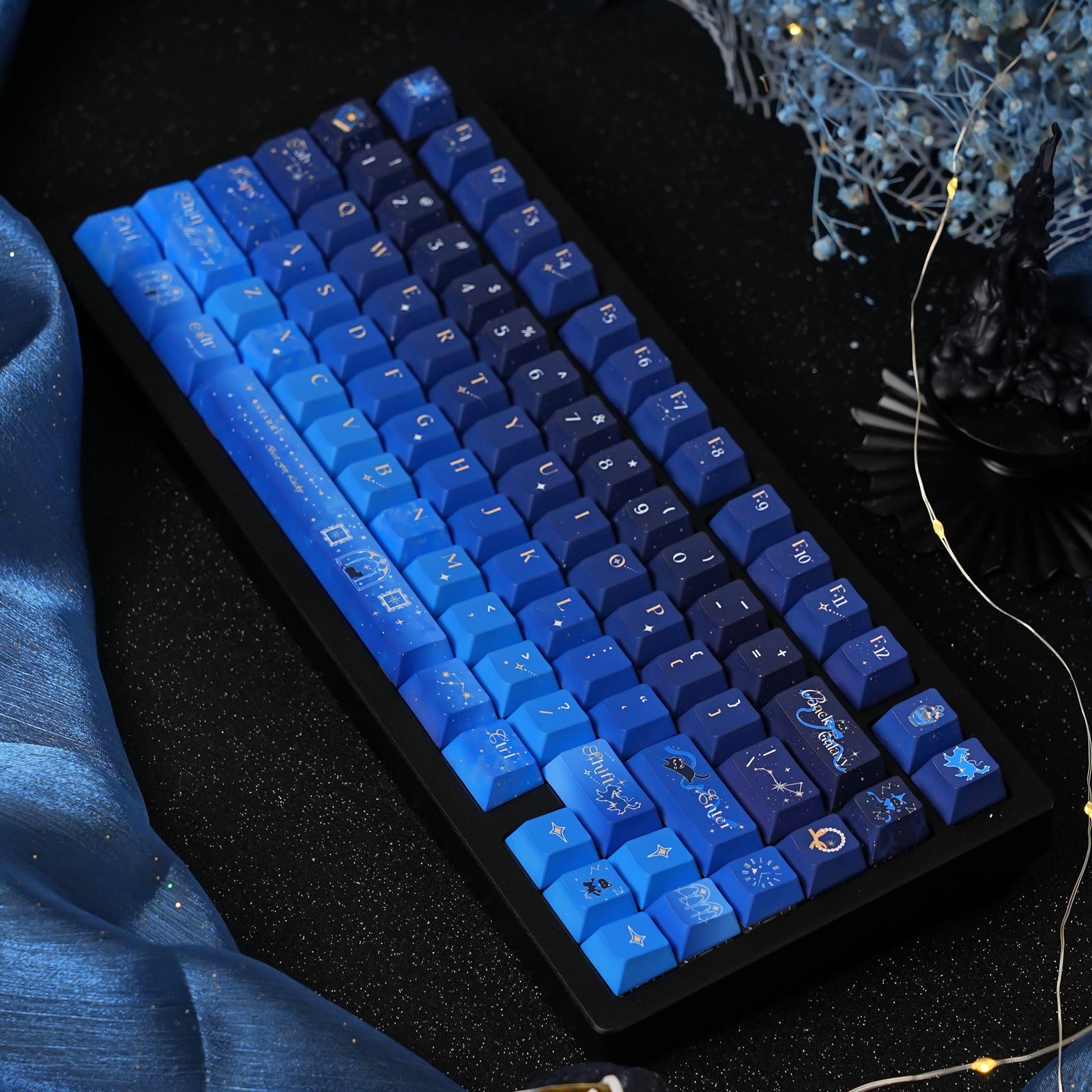 [In Stock] Starry Night Corridor  PBT Cherry Keycaps