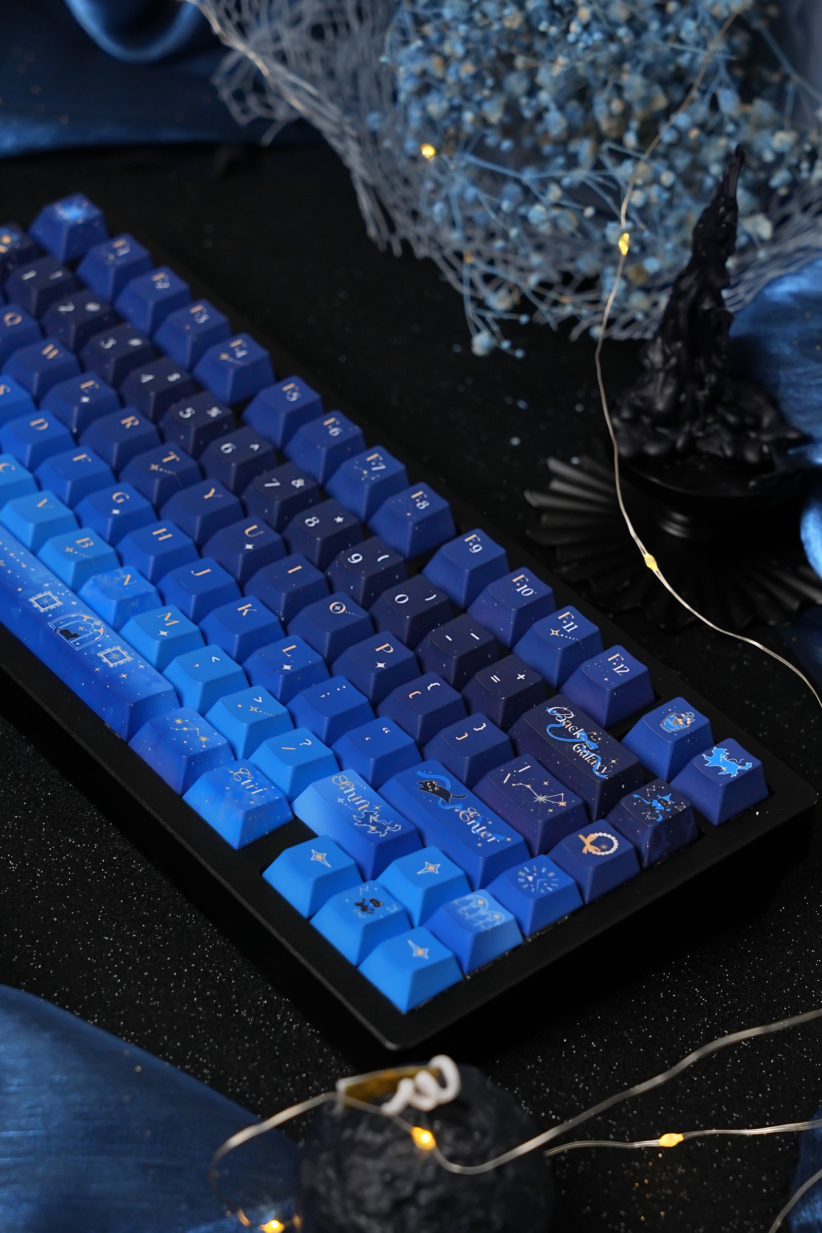 [In Stock] Starry Night Corridor  PBT Cherry Keycaps