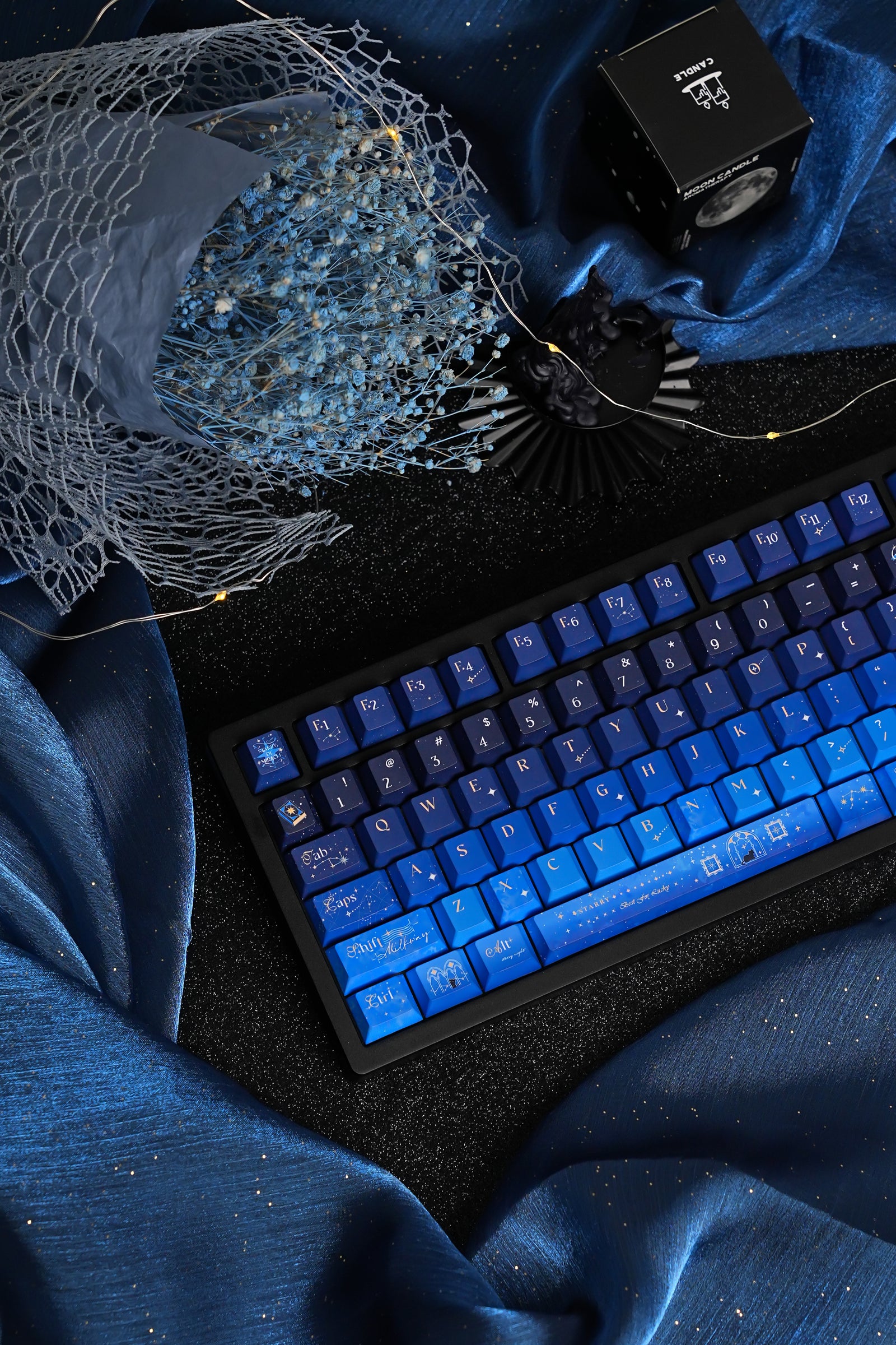 [In Stock] Starry Night Corridor  PBT Cherry Keycaps