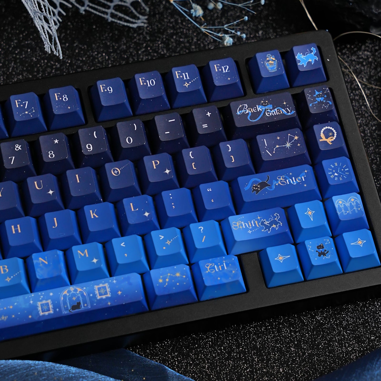 [In Stock] Starry Night Corridor  PBT Cherry Keycaps