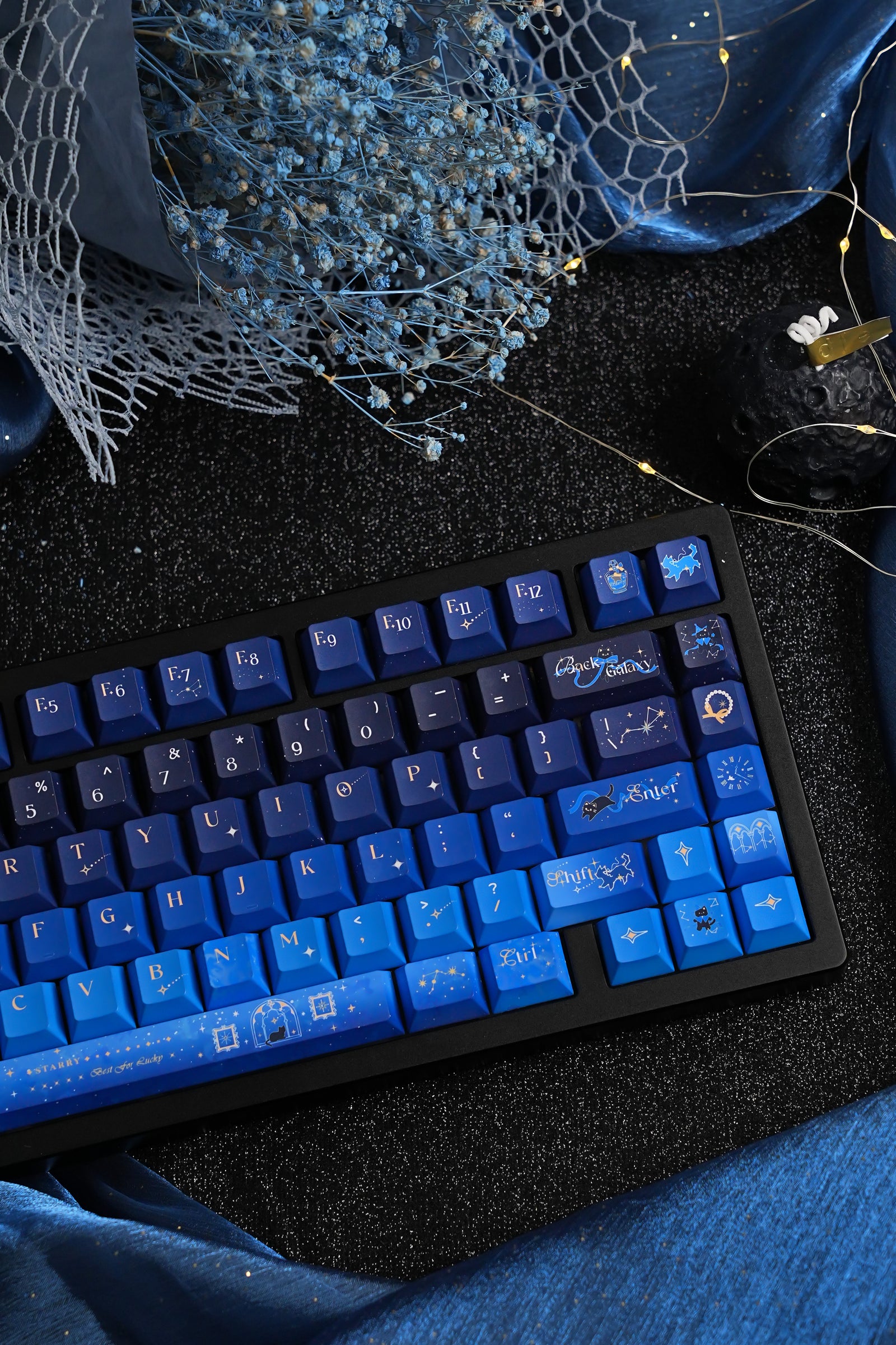 [In Stock] Starry Night Corridor  PBT Cherry Keycaps