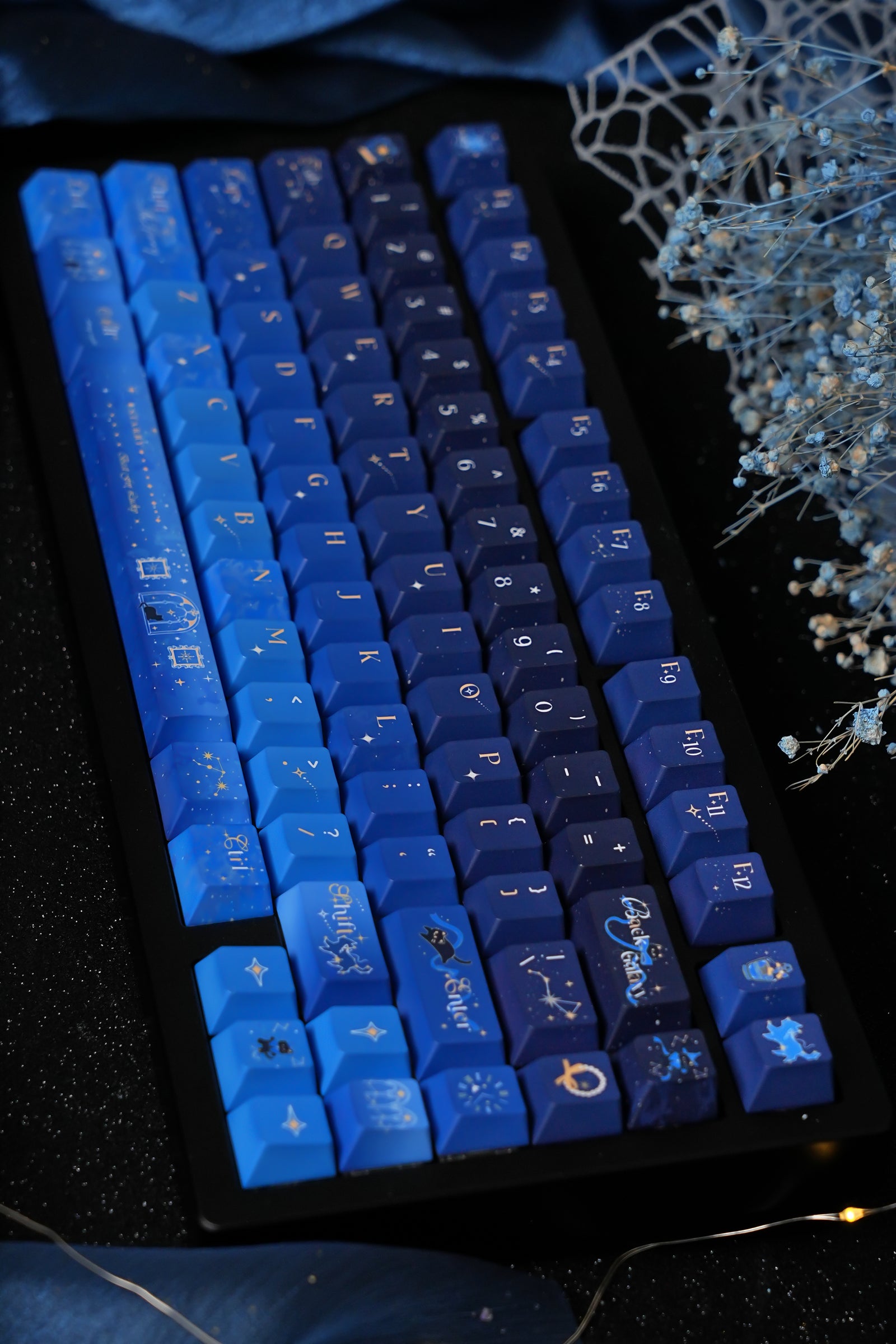 [In Stock] Starry Night Corridor  PBT Cherry Keycaps