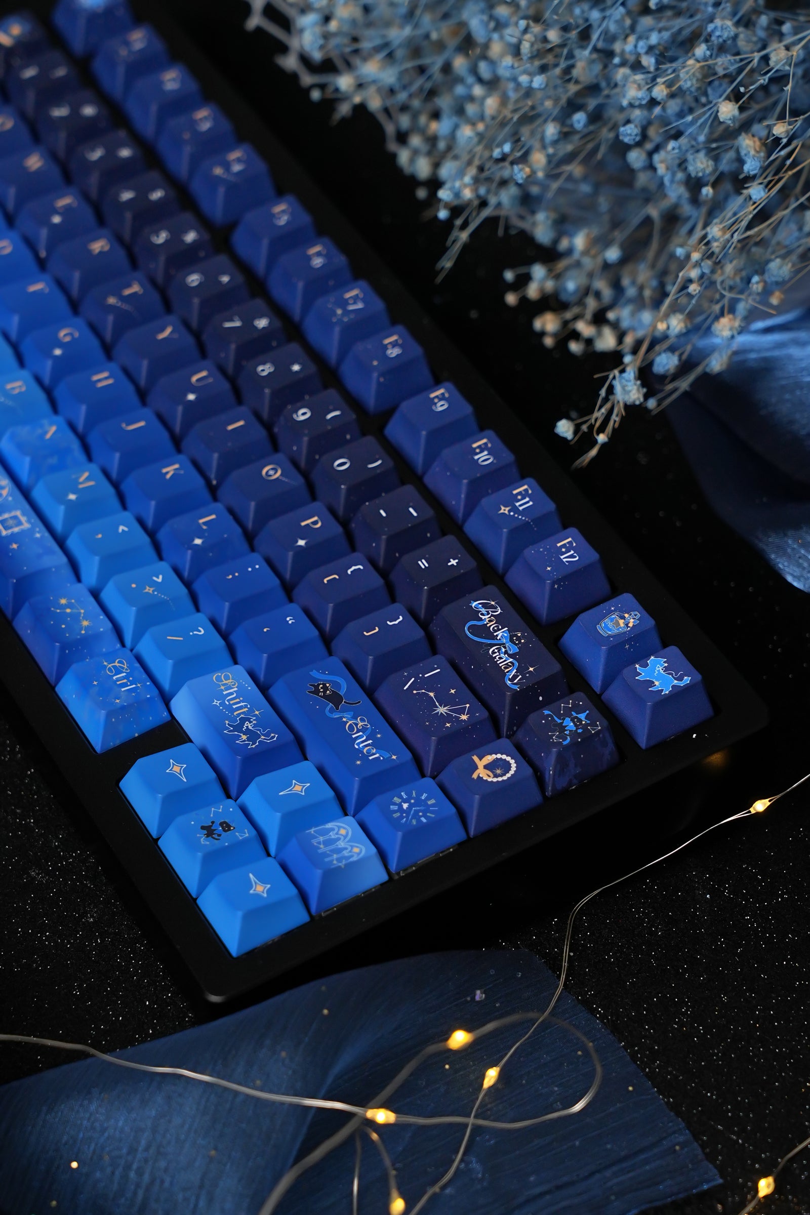 [In Stock] Starry Night Corridor  PBT Cherry Keycaps