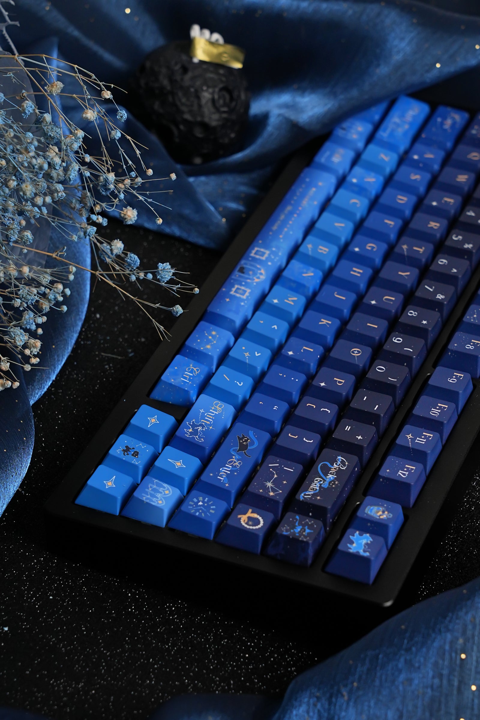 [In Stock] Starry Night Corridor  PBT Cherry Keycaps