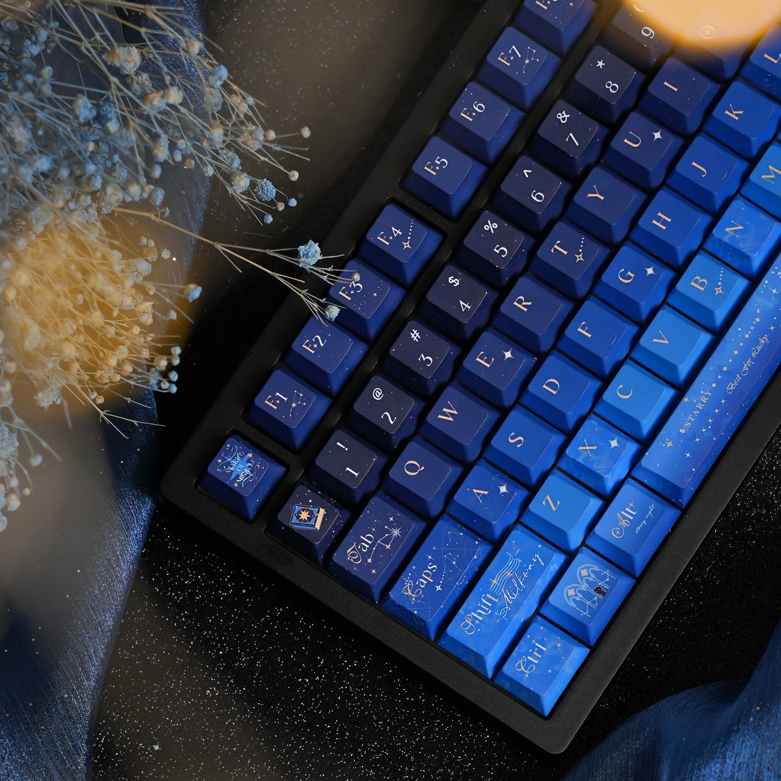 [In Stock] Starry Night Corridor  PBT Cherry Keycaps