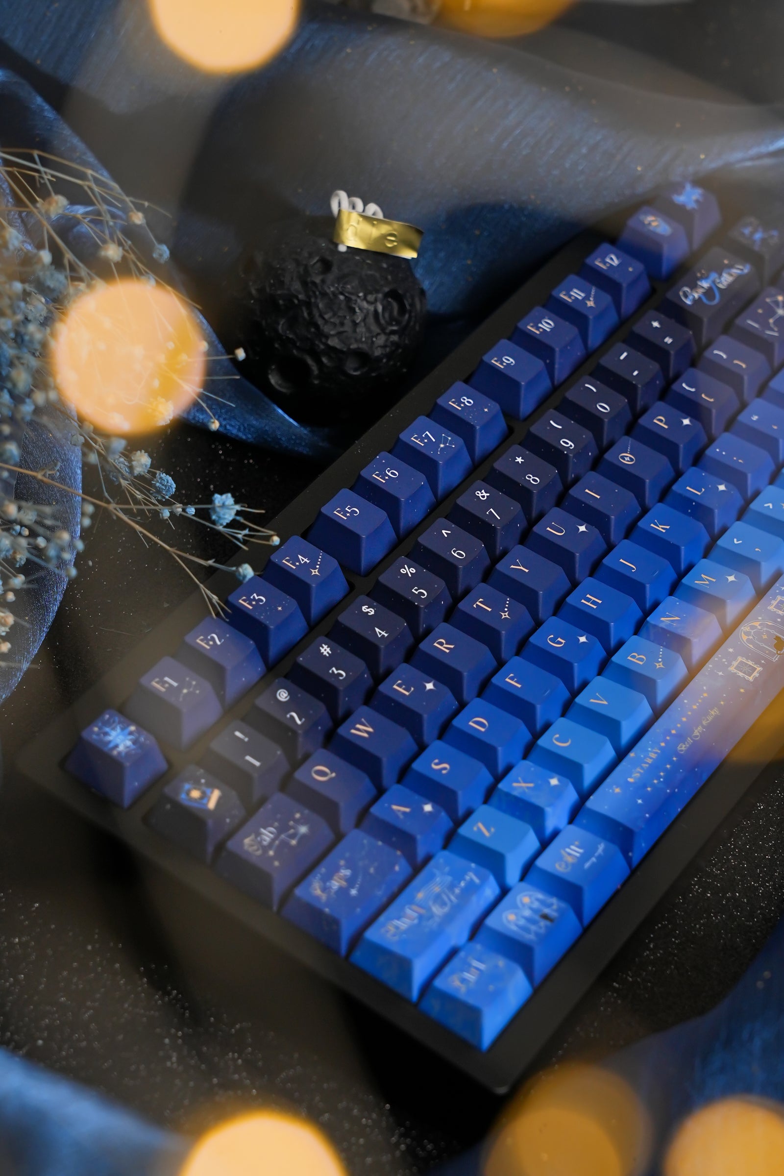 [In Stock] Starry Night Corridor  PBT Cherry Keycaps