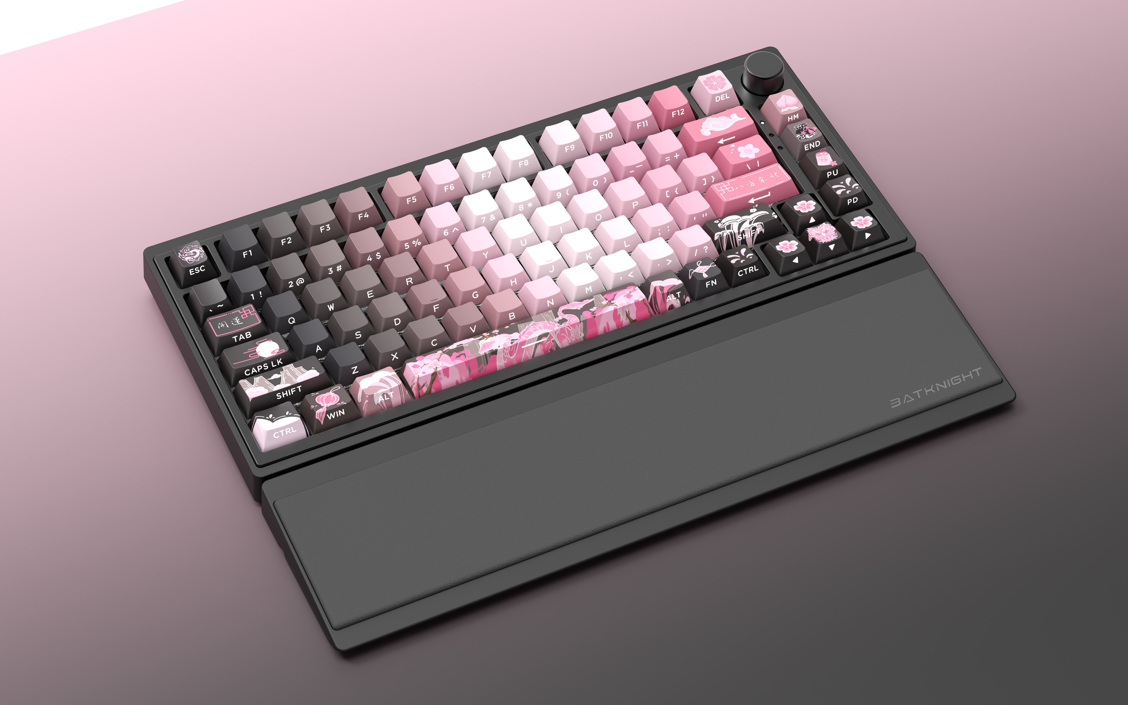[In Stock] TaoYaoLong Chinese Style Cherry PBT Shine Through Keycaps Set (Free Shipping To Some Countries)