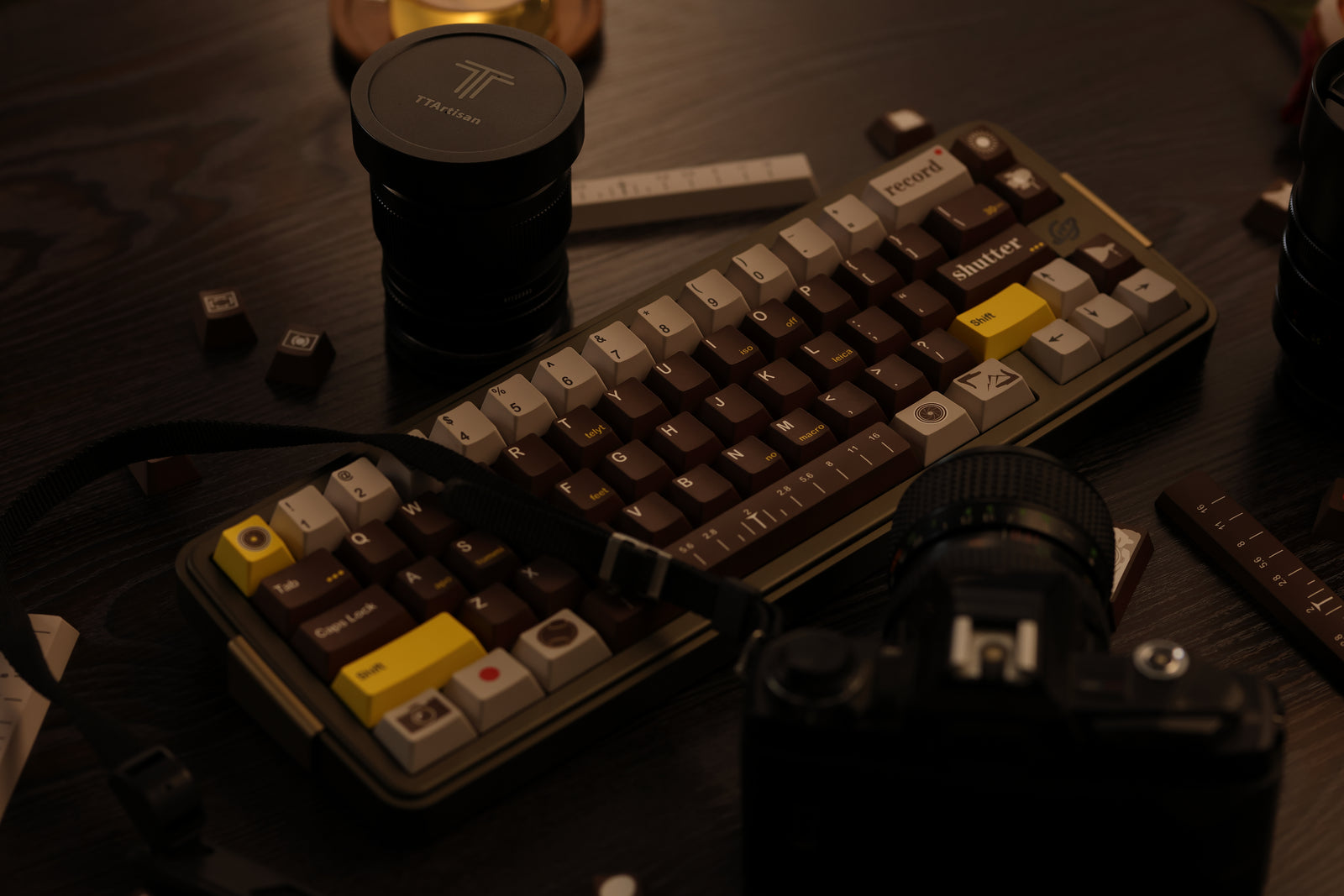 Photographer Dye Sublimation PBT Cherry Keycaps Set