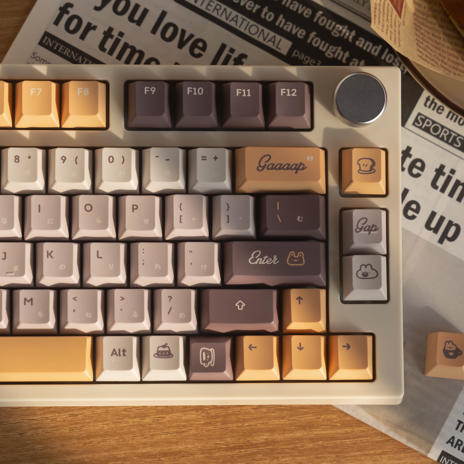 [In Stock] Gap Japanese Root Cherry PBT Keycaps