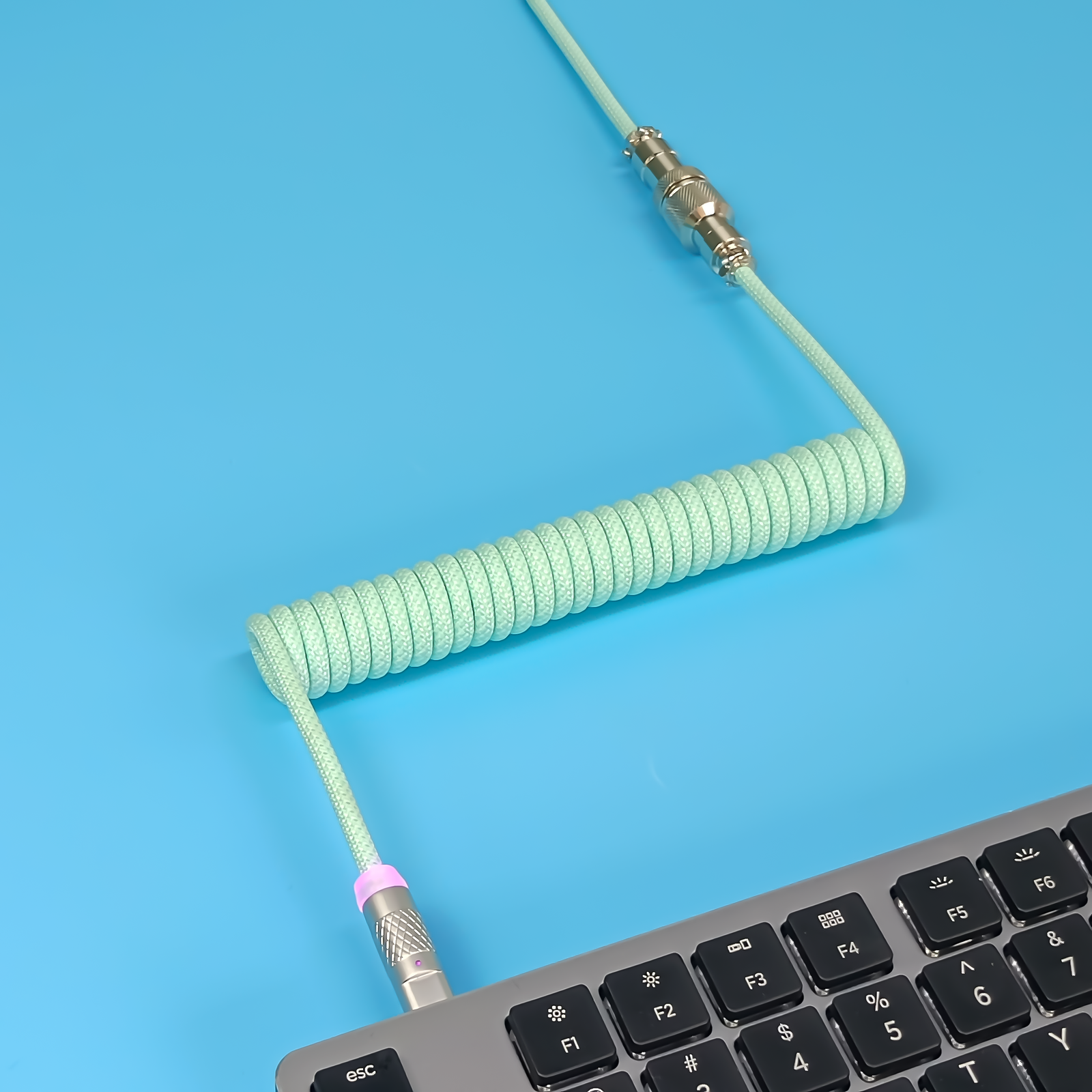 [In Stock] Macaron Handmade Coiled Usb-C Cable