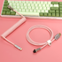 [In Stock] Macaron Handmade Mechanical Keyboard Coiled Usb-C Cable