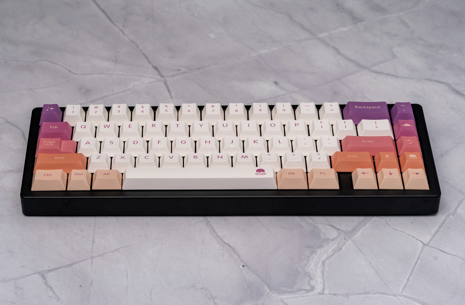 [In Stock] Carmine Cloud PBT Cherry Keycaps Set (Free Shipping To Some Countries)